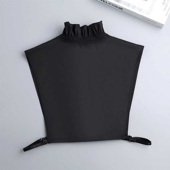 Camicia con collo falso staccabile con scollo a V per donna - image 11