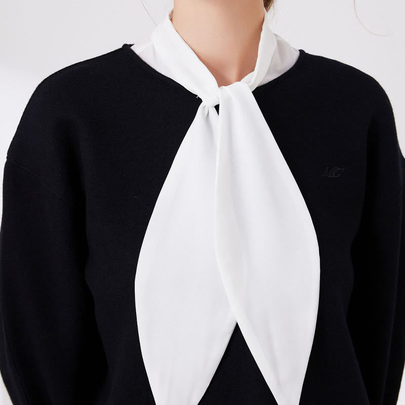 Grande colletto finto con colletto staccabile a mezza camicia con coniglietto - image 5