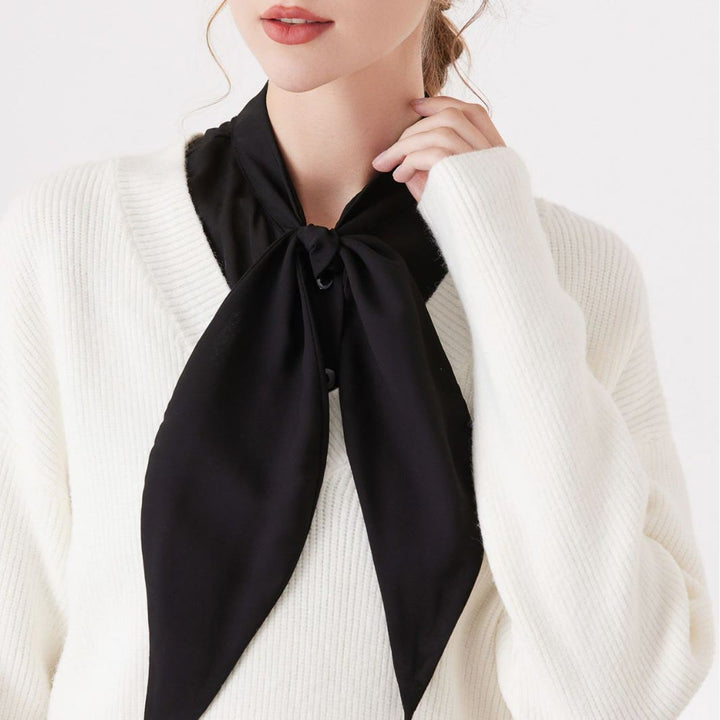 Grande colletto finto con colletto staccabile a mezza camicia con coniglietto