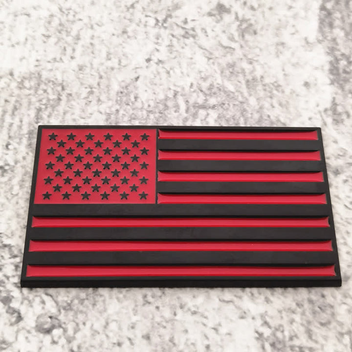 Adesivo in metallo con bandiera americana per auto