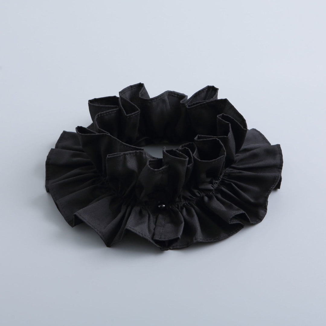Camicia con colletto finto staccabile e plissettato - Nero - Taglia unica - image 5