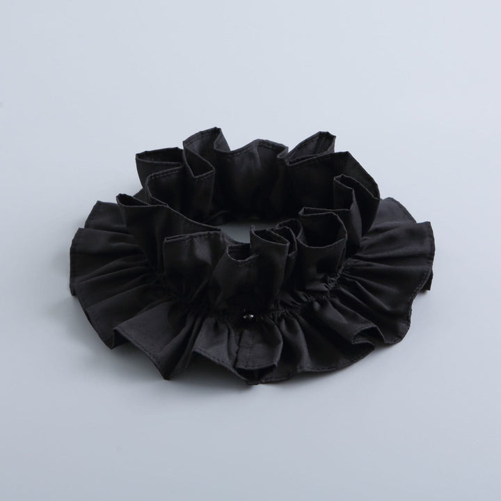 Camicia con colletto finto staccabile e plissettato - Nero - Taglia unica - image 5