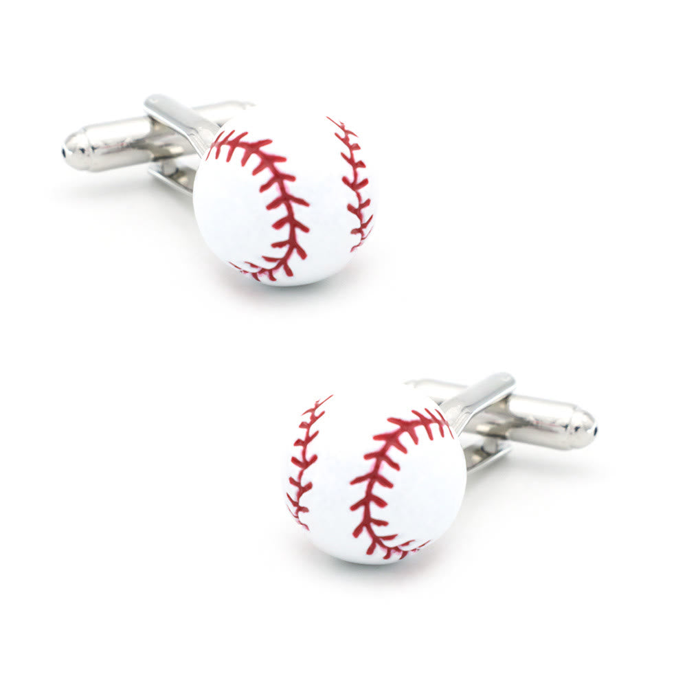 Set di 1 paio di guanti da baseball da uomo, copri bottoni e gemelli - 1 paio di palline - image 7