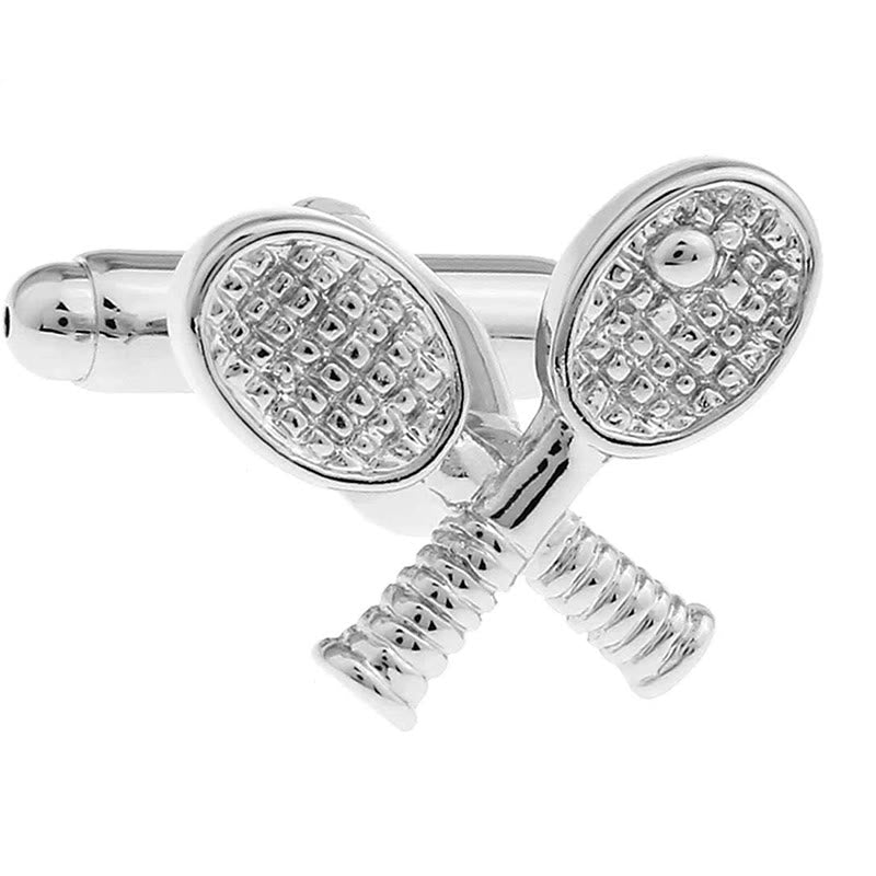 Set di gemelli da uomo con copribottoni Tennis Time - image 10