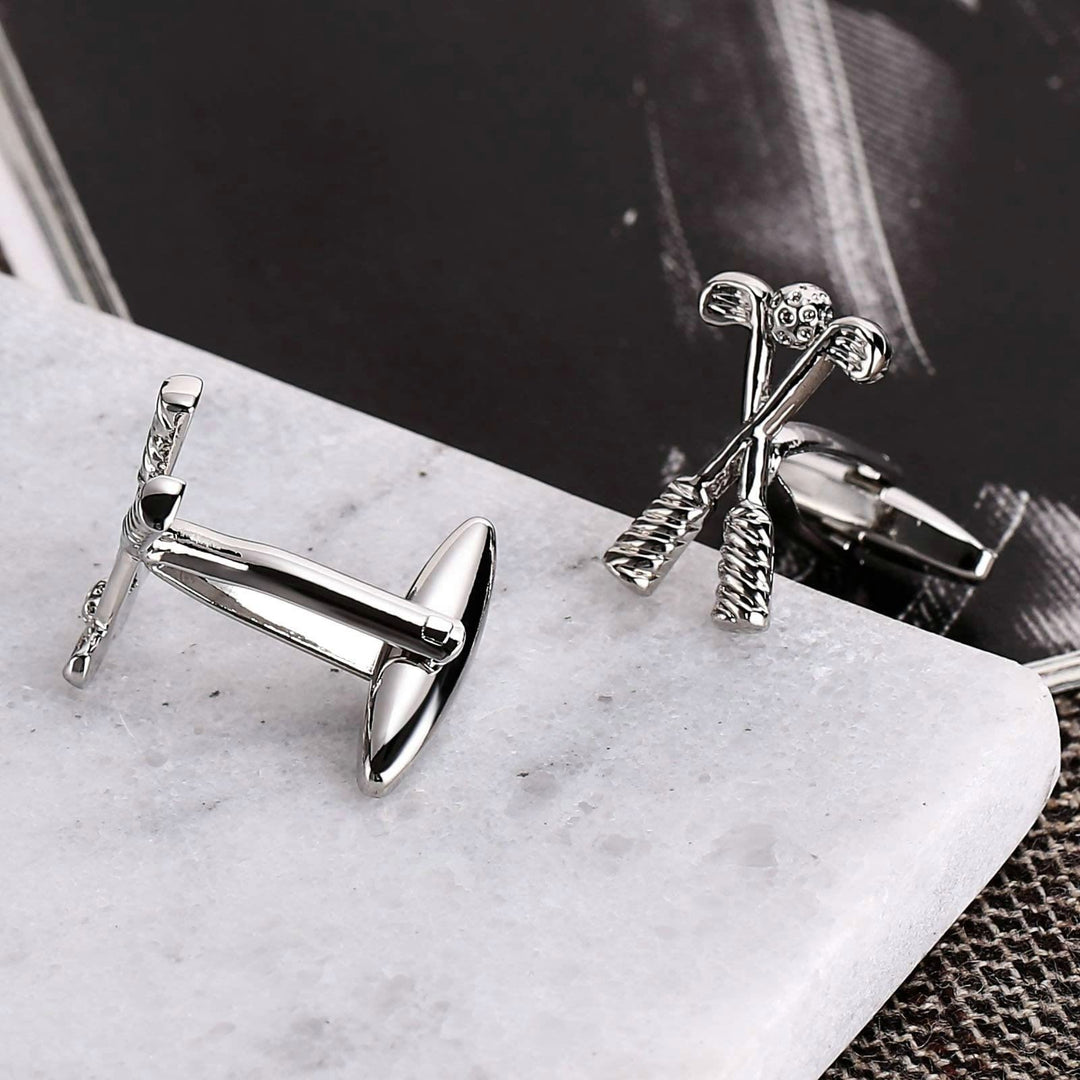 Set di gemelli Golf Time Button Covers da uomo, 1 paio - image 3