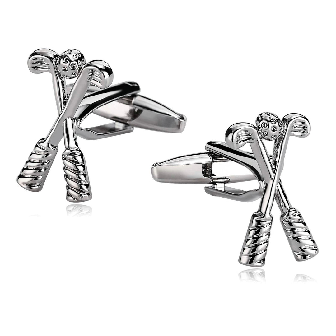 Set di gemelli Golf Time Button Covers da uomo, 1 paio