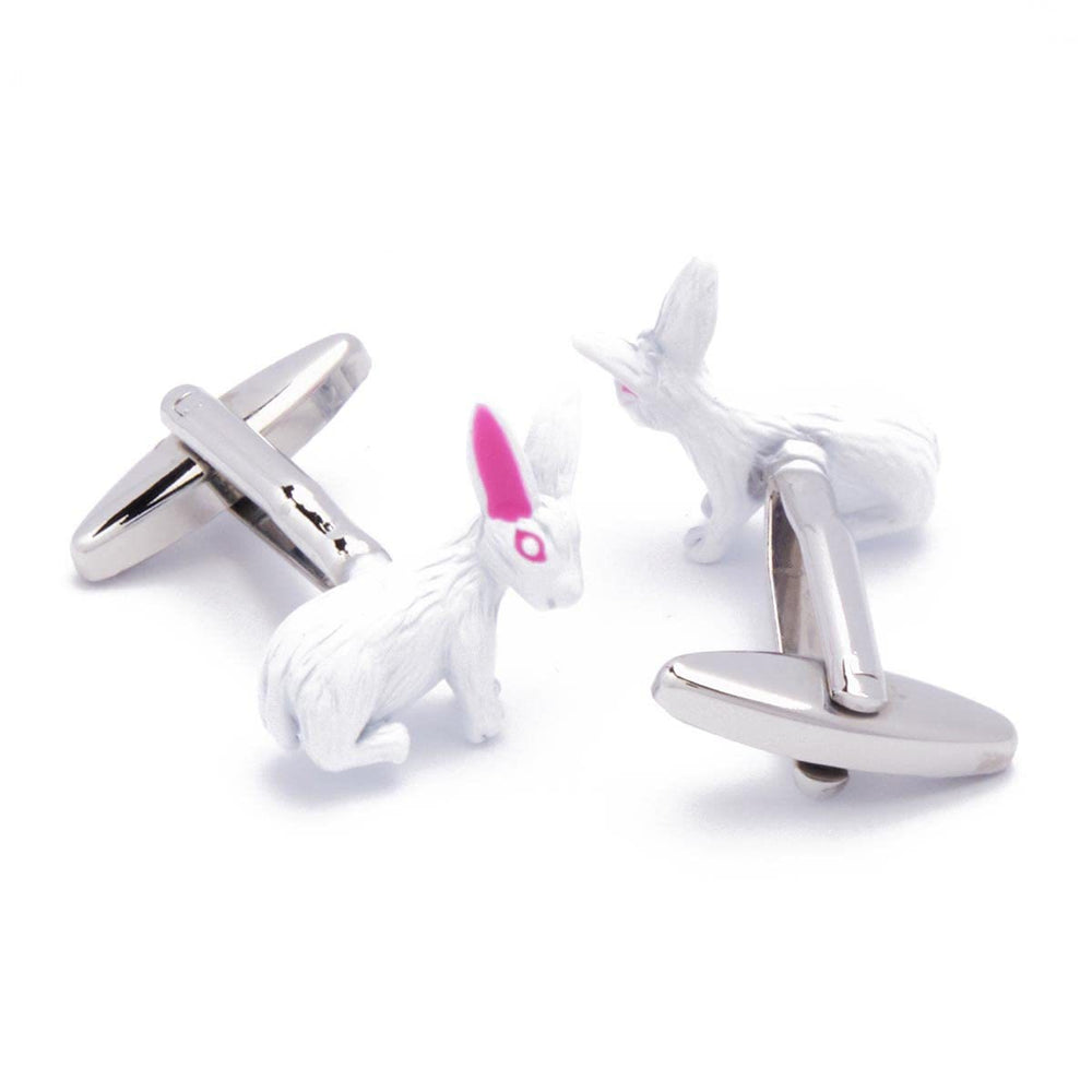 Set di gemelli con copribottoni a forma di coniglietto da uomo, 1 paio - image 1