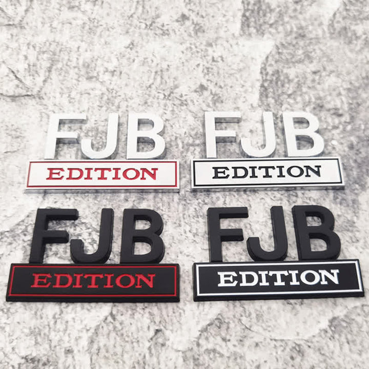 Distintivo per auto adesivo in metallo FJB EDITION
