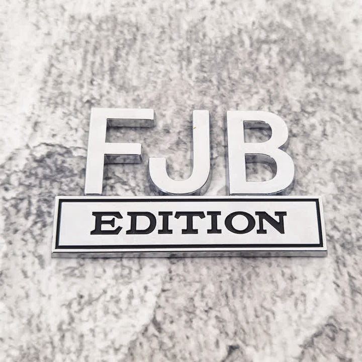 Distintivo per auto adesivo in metallo FJB EDITION