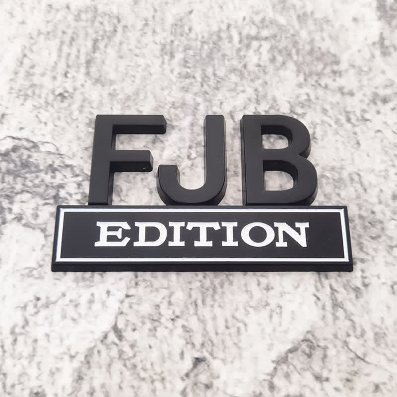 Distintivo per auto adesivo in metallo FJB EDITION