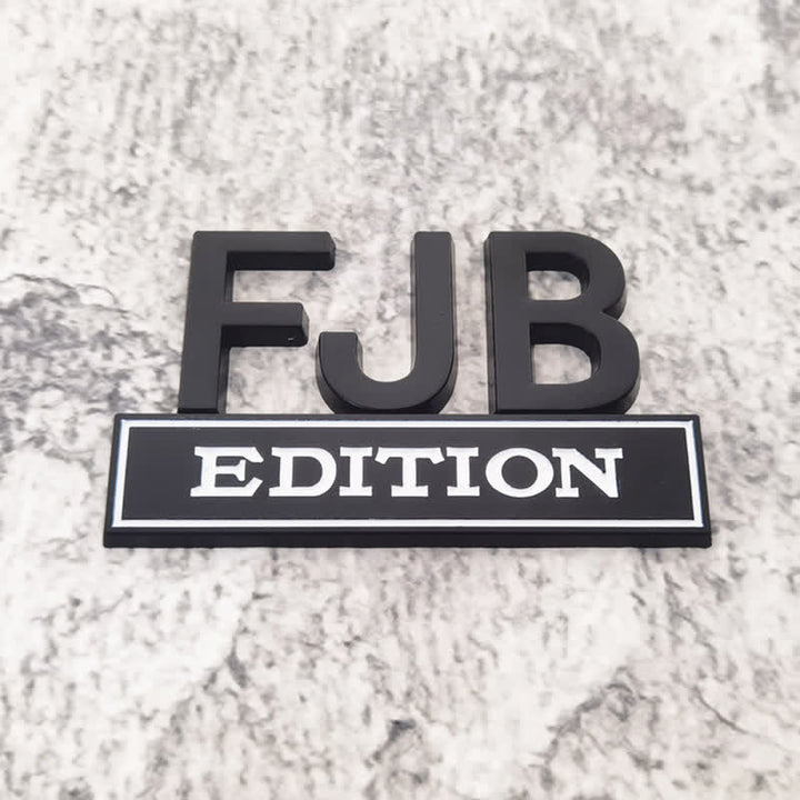 Distintivo per auto adesivo in metallo FJB EDITION