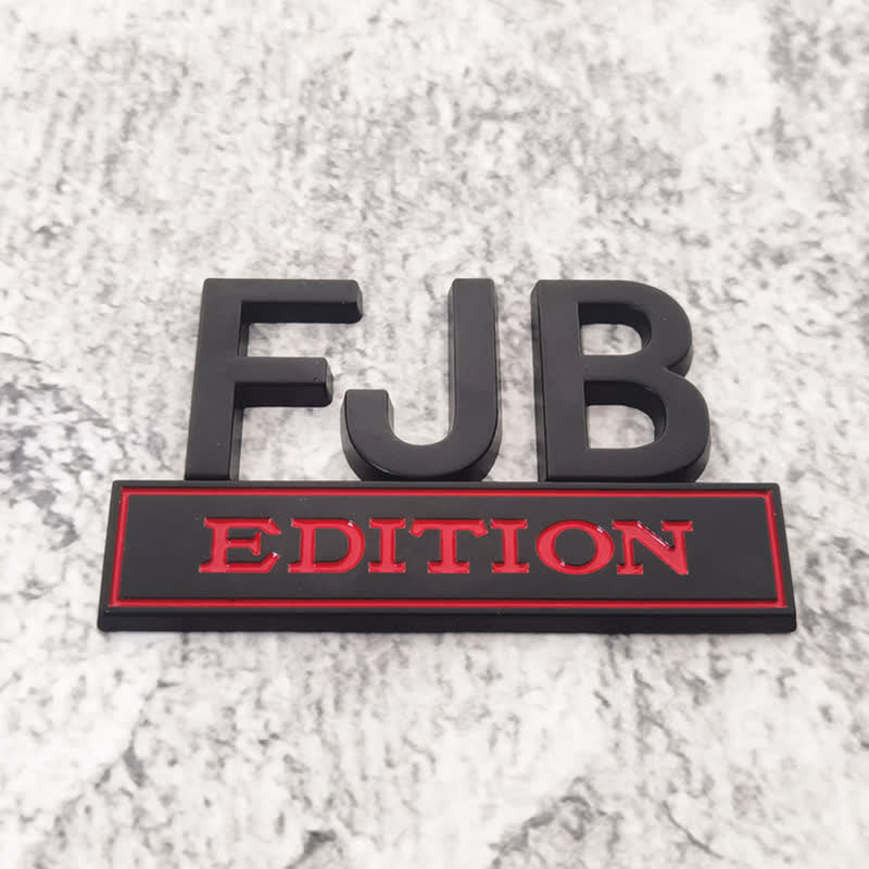 Distintivo per auto adesivo in metallo FJB EDITION