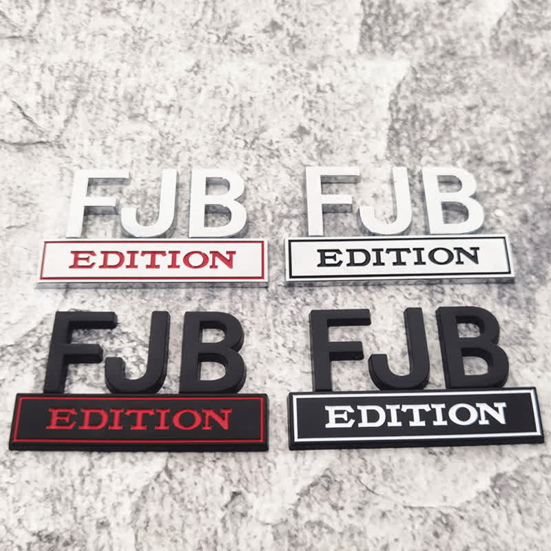 Distintivo per auto adesivo in metallo FJB EDITION - image 0