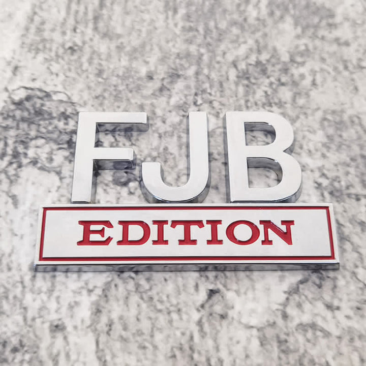 Distintivo per auto adesivo in metallo FJB EDITION