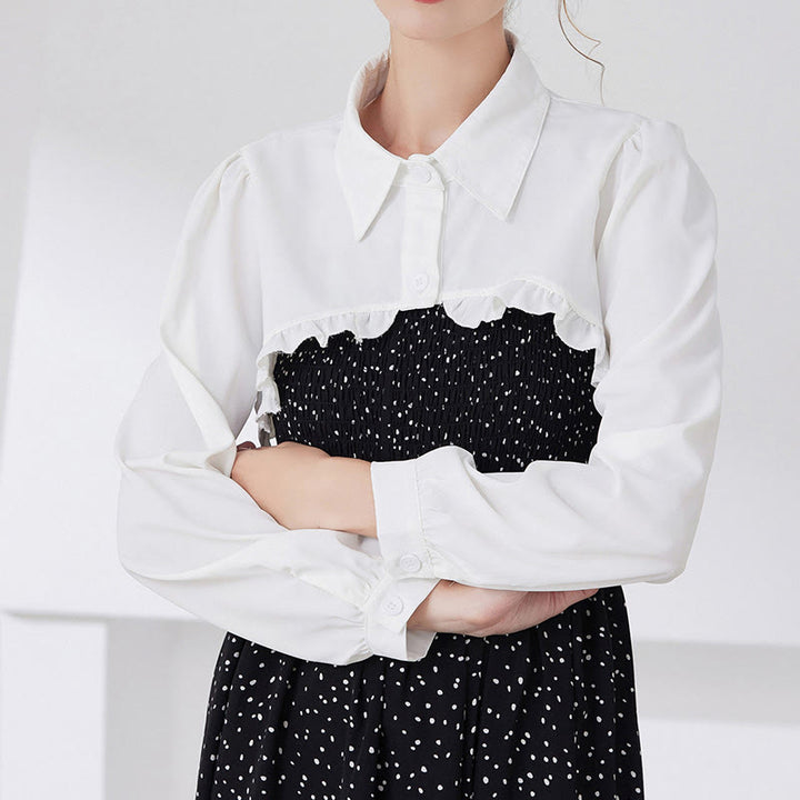 Mantella corta per protezione solare, mezza camicia staccabile - Bianco - Taglia unica - image 0