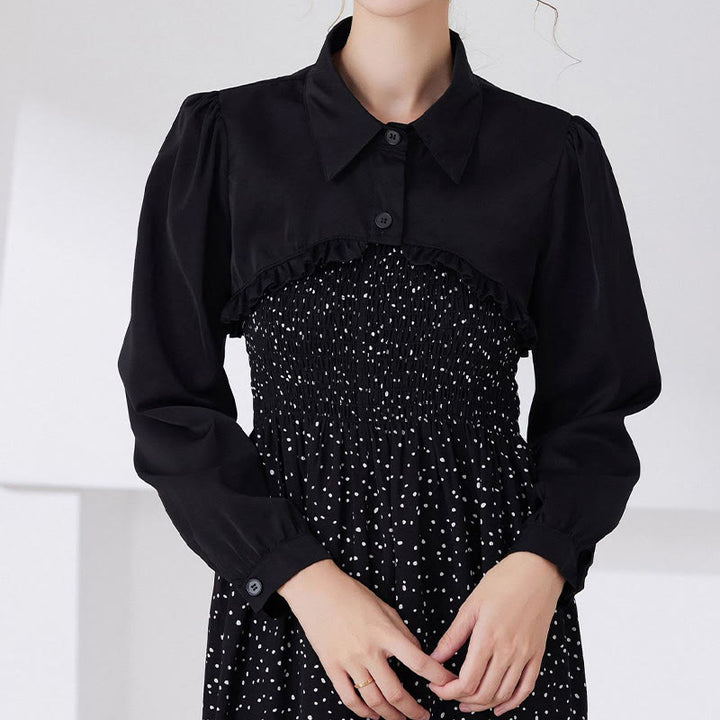 Mantella corta per protezione solare, mezza camicia staccabile