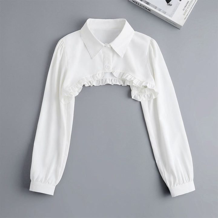 Mantella corta per protezione solare, mezza camicia staccabile