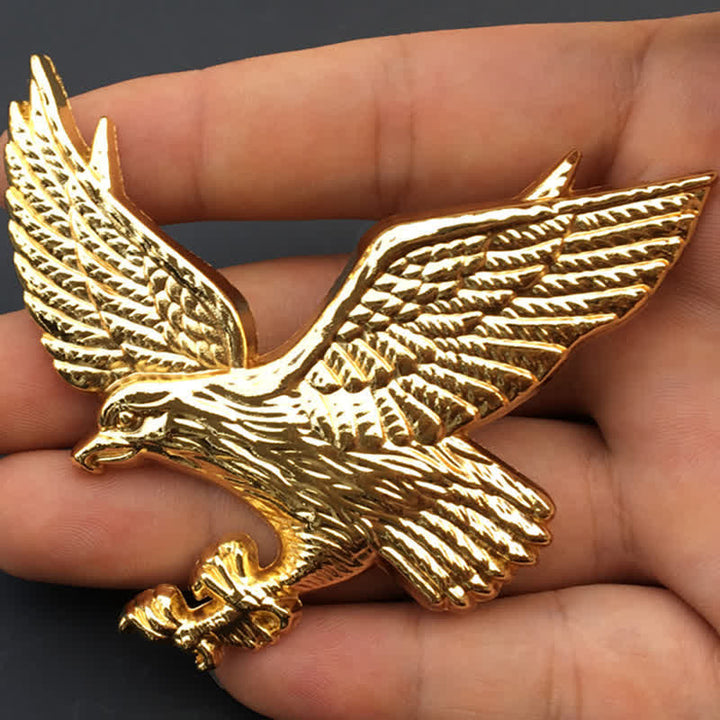 Adesivo in metallo con stemma per auto Flying Eagle