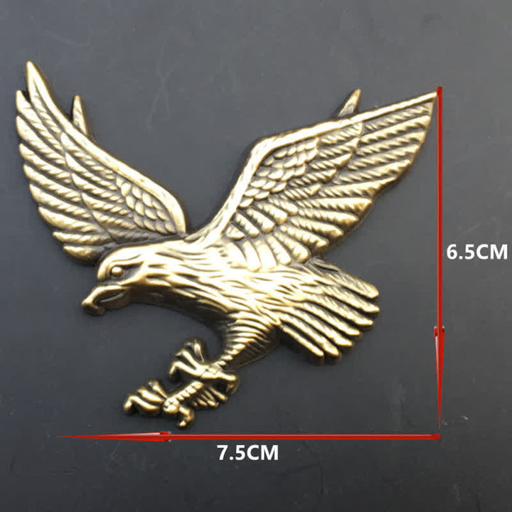 Adesivo in metallo con stemma per auto Flying Eagle