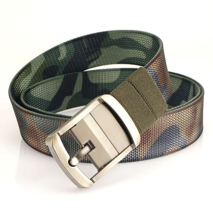 Cintura con fibbia girevole da uomo Cintura in nylon reversibile - Doppio colore mimetico - 42 - image 12
