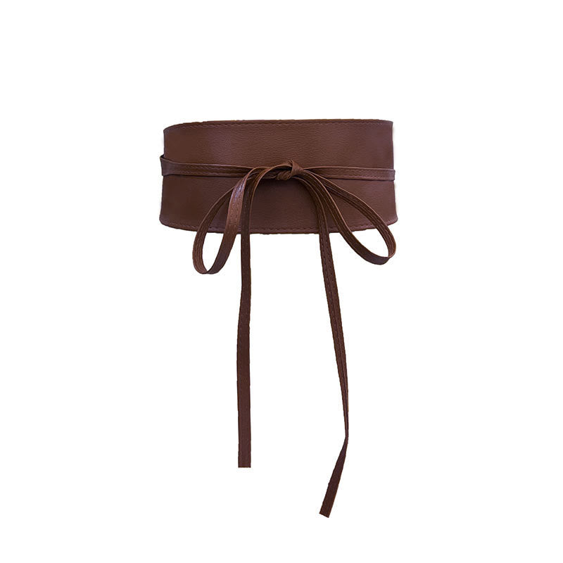 Cintura larga per donna Cintura corsetto in pelle