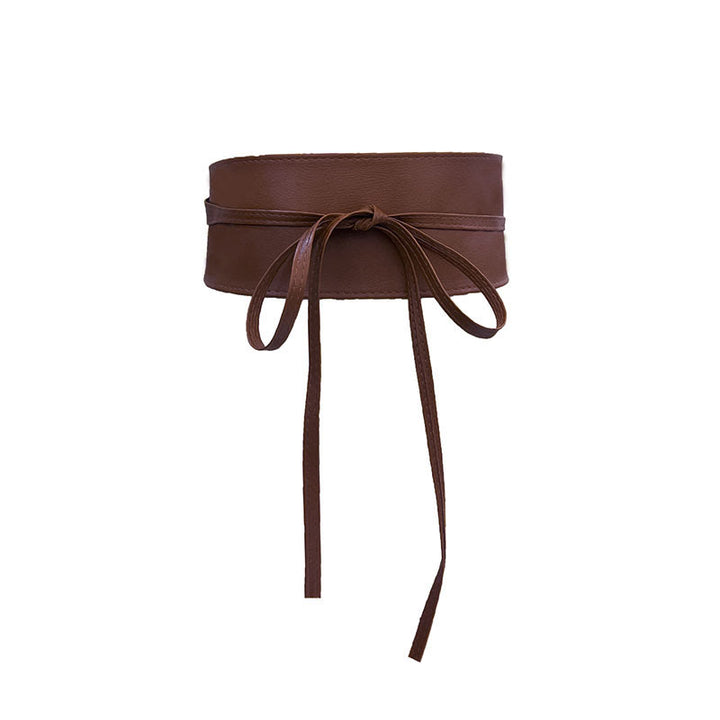 Cintura larga per donna Cintura corsetto in pelle