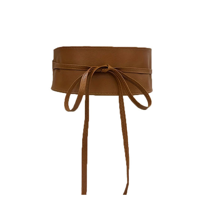 Cintura larga per donna Cintura corsetto in pelle