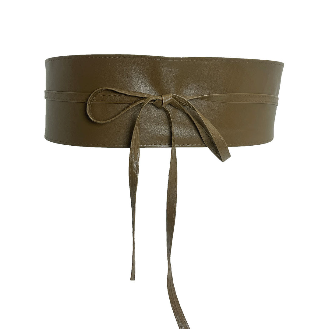 Cintura larga per donna Cintura corsetto in pelle