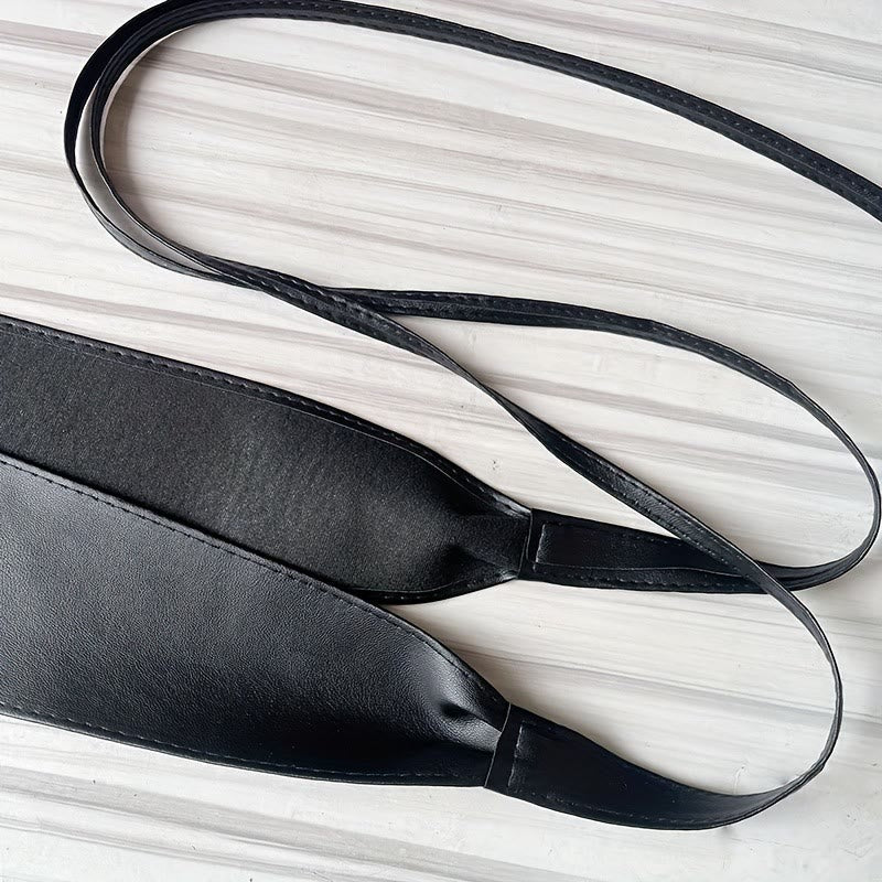 Cintura larga per donna Cintura corsetto in pelle