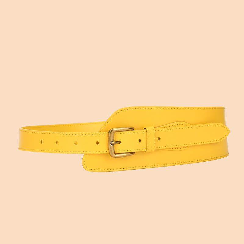 Cintura in vera pelle per corsetto da donna - Oro - image 11