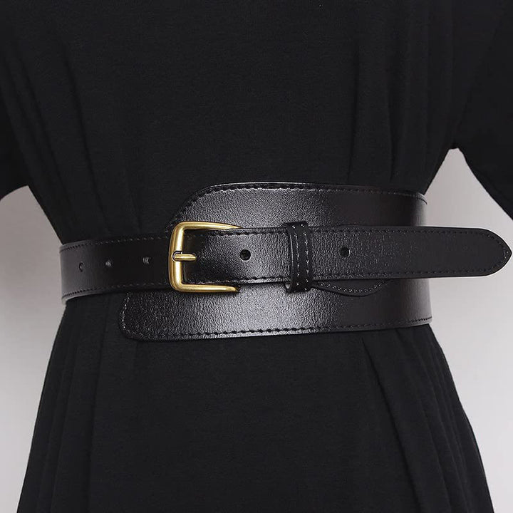 Cintura in vera pelle per corsetto da donna