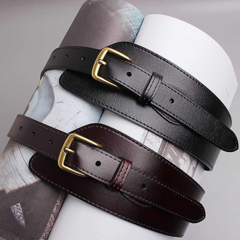 Cintura in vera pelle per corsetto da donna