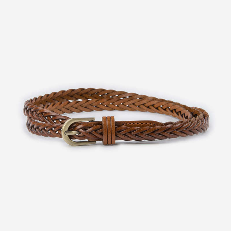 Cintura intrecciata vintage Cintura senza fori
