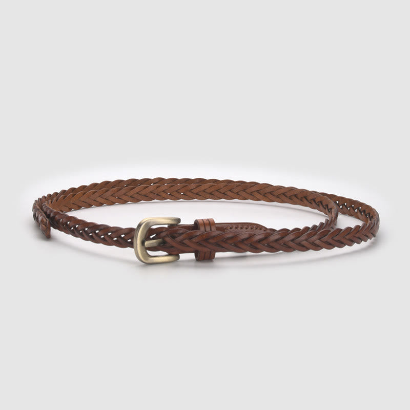 Cintura intrecciata vintage Cintura senza fori