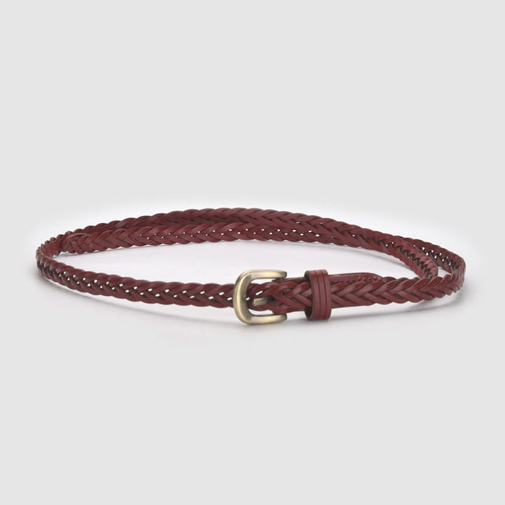 Cintura intrecciata vintage Cintura senza fori