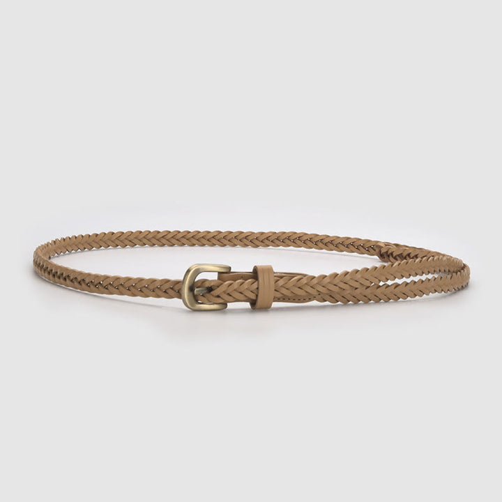 Cintura intrecciata vintage Cintura senza fori