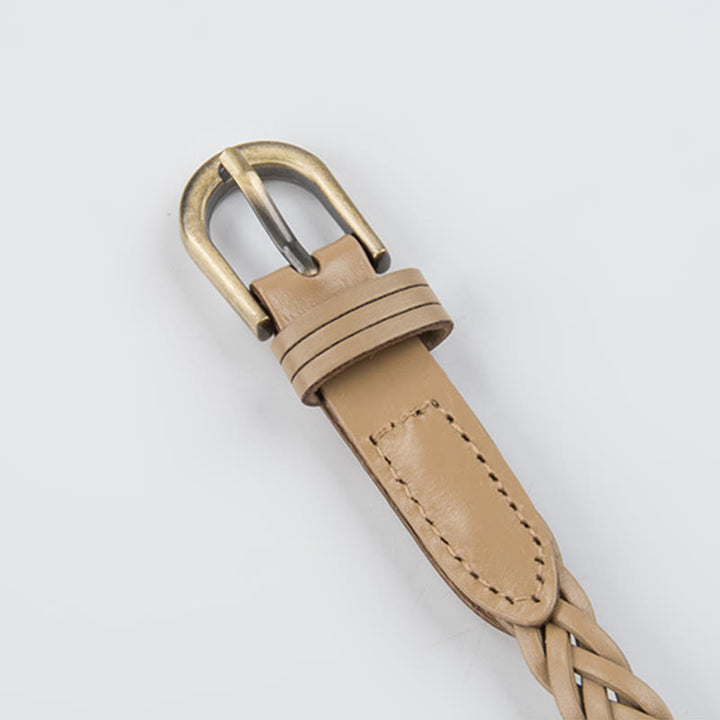 Cintura intrecciata vintage Cintura senza fori - image 6