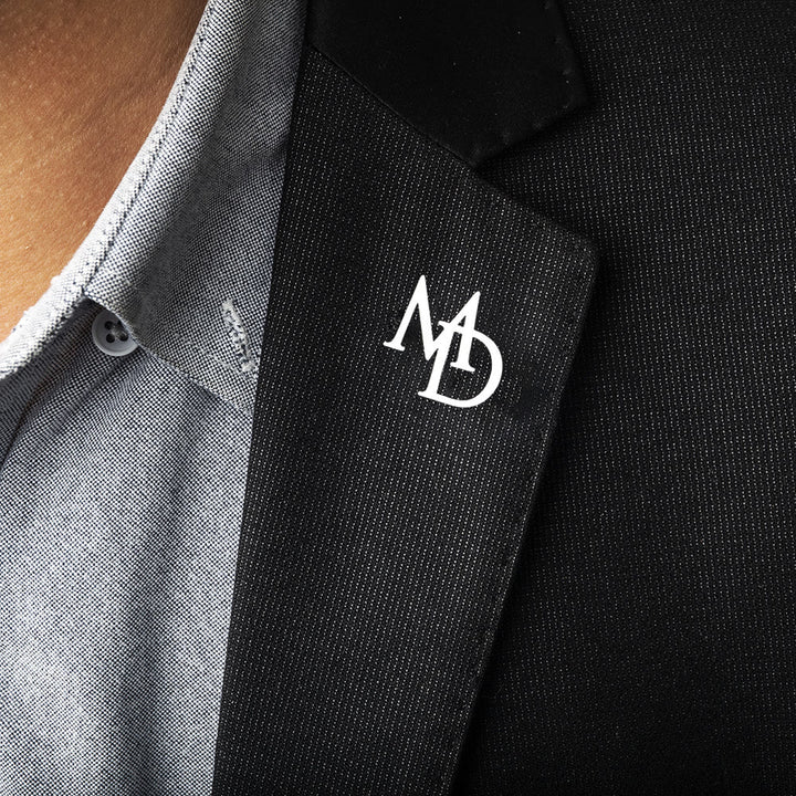 Spilla con lettere iniziali personalizzate Accessori in acciaio inossidabile