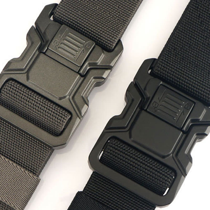Cintura tattica da uomo in nylon elastico a sgancio rapido