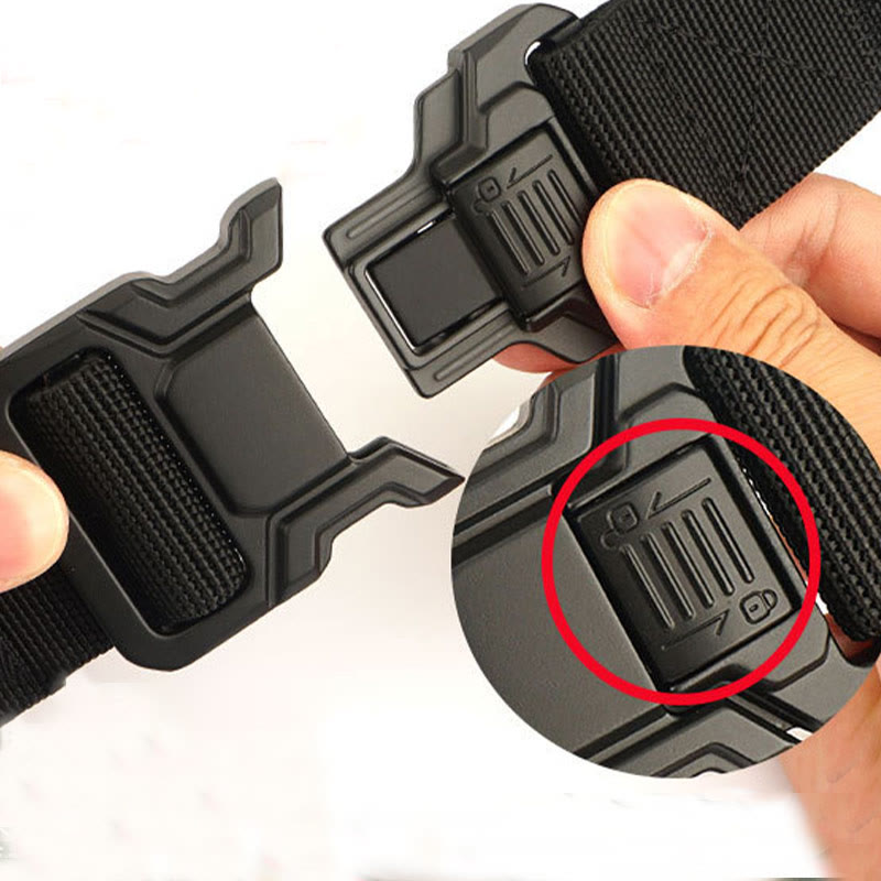 Cintura tattica da uomo in nylon elastico a sgancio rapido