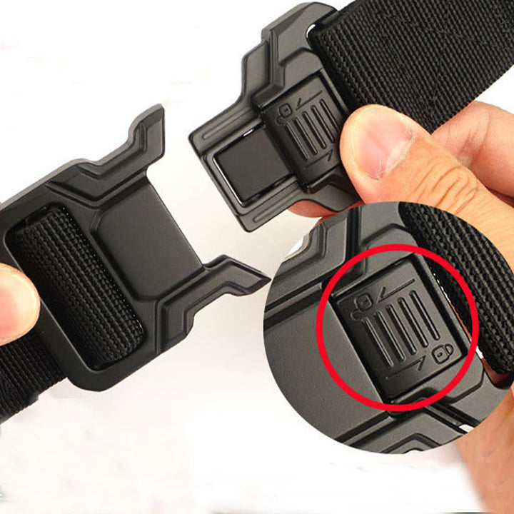 Cintura tattica da uomo in nylon elastico a sgancio rapido