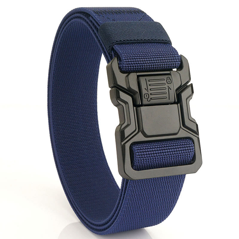 Cintura tattica da uomo in nylon elastico a sgancio rapido