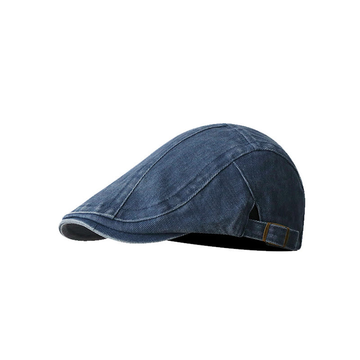 Berretto piatto da baseball in denim alla moda