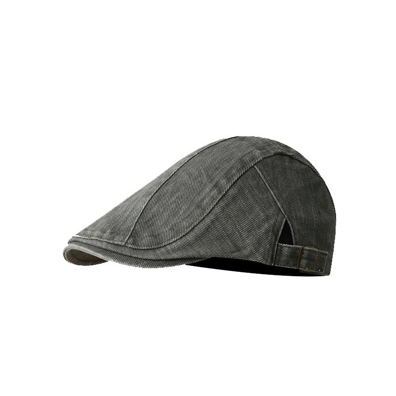 Berretto piatto da baseball in denim alla moda