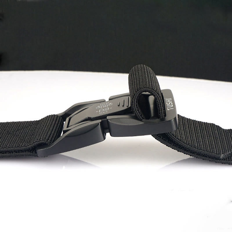 Cintura tattica da uomo per esterni con elastico a sgancio rapido