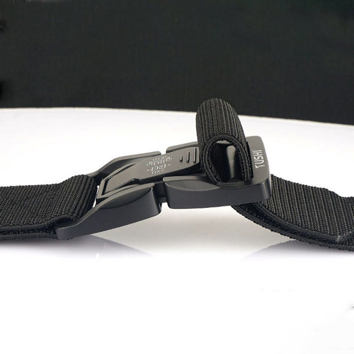 Cintura tattica da uomo per esterni con elastico a sgancio rapido
