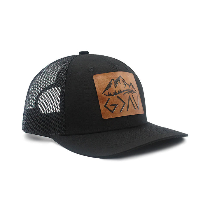 Cappello da camionista regolabile "Dio è più grande degli alti e bassi" - image 3