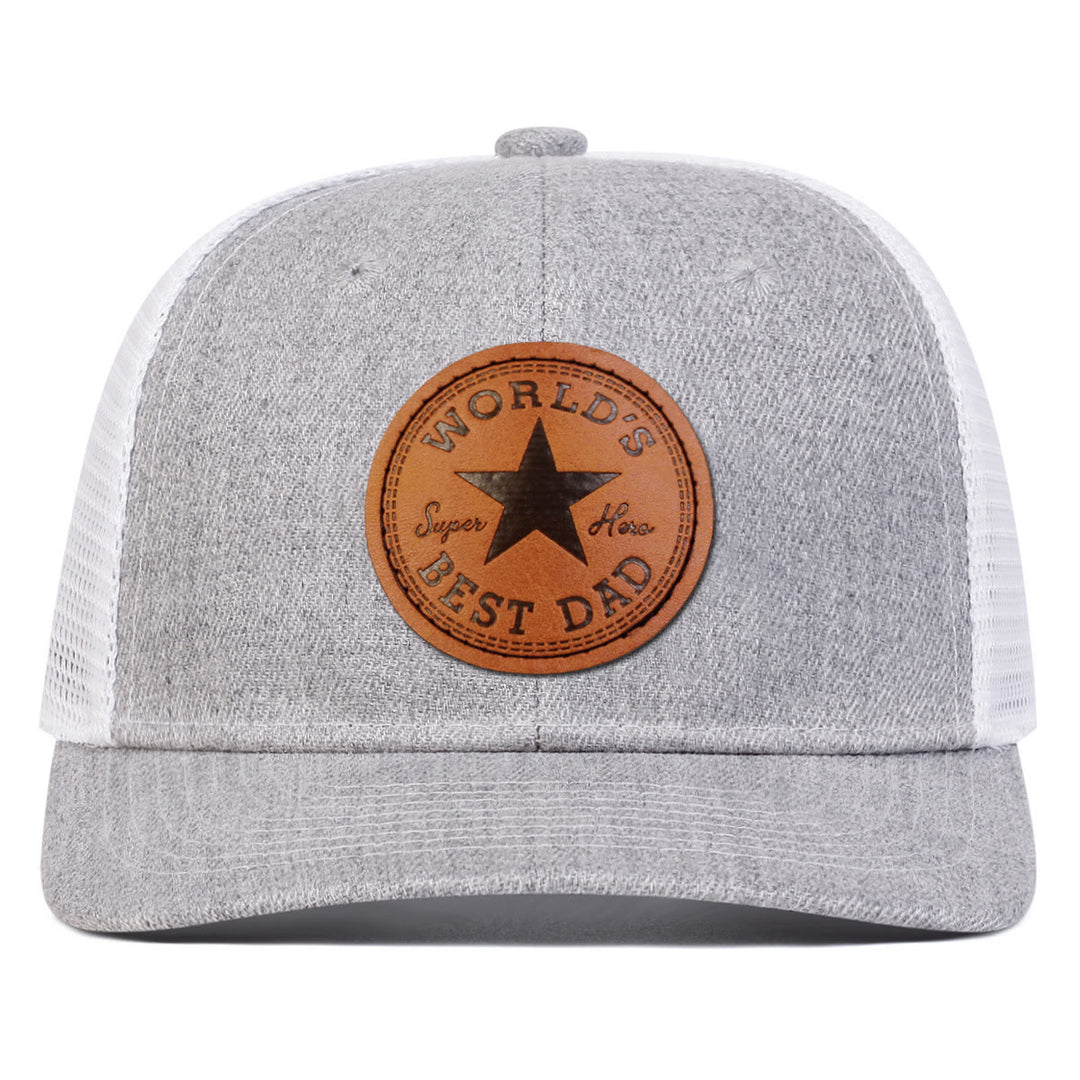 Cappello da camionista regolabile da uomo World's Best Dad - image 2