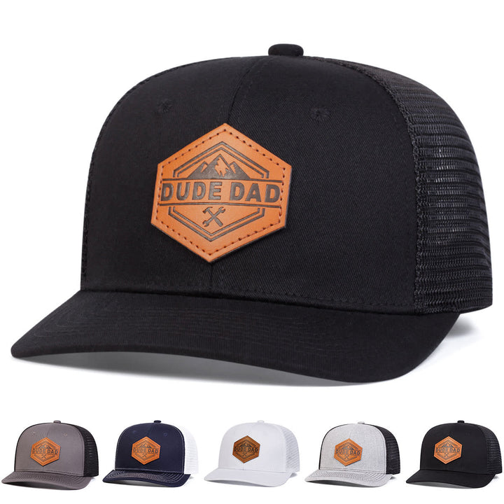 Cappello da camionista regolabile da esterno Dude Dad da uomo - Nero - Regolabile (circa 22"-23 5/8") - image 0