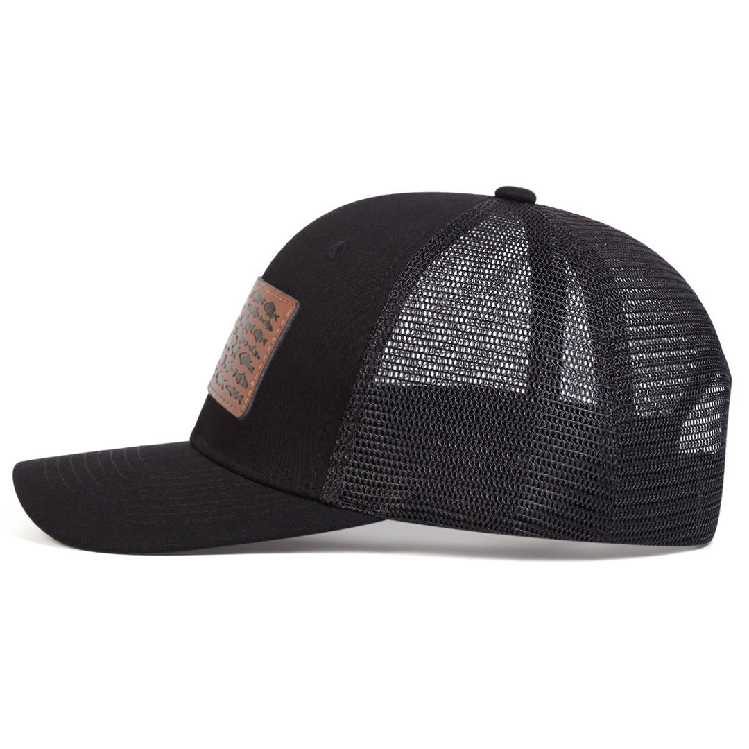 Cappello da camionista da esterno regolabile Fish And Flag da uomo